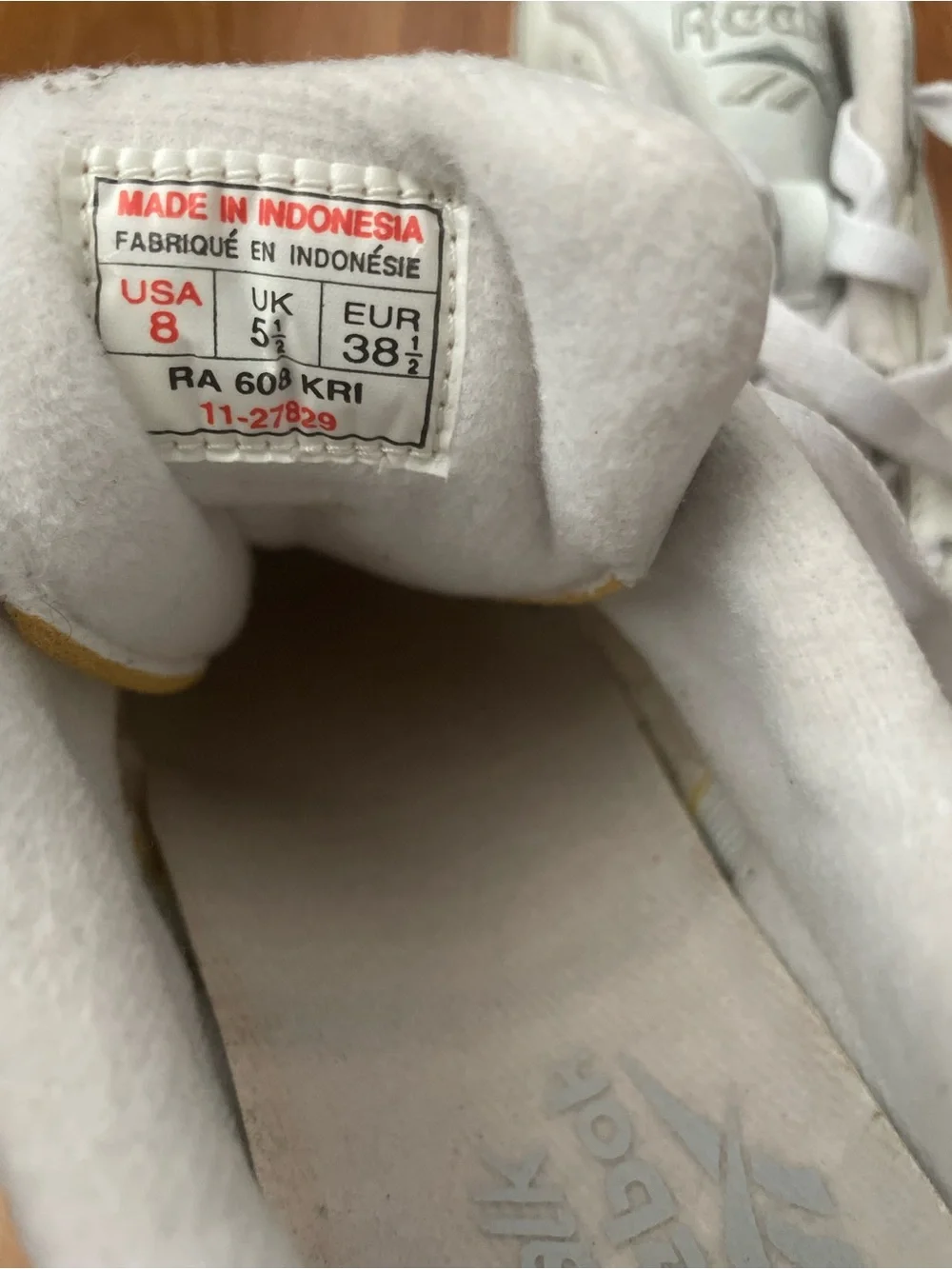 Reebok White Leather sneakers
